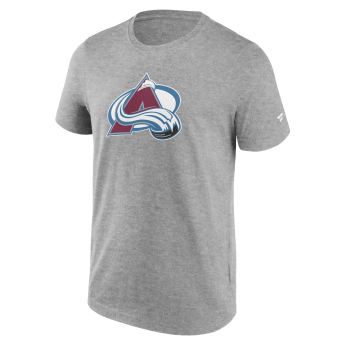 Colorado Avalanche pánské tričko Primary Logo Graphic T-Shirt Sport Gray Heather