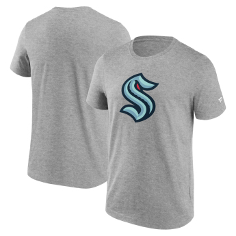 Seattle Kraken pánské tričko Primary Logo Graphic T-Shirt Sport Gray Heather