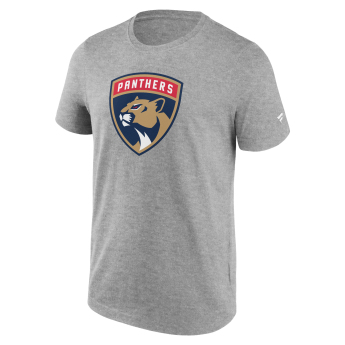 Florida Panthers pánské tričko Primary Logo Graphic T-Shirt Sport Gray Heather
