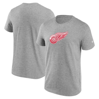 Detroit Red Wings pánské tričko Logo Graphic Sport Gray Heather