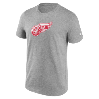 Detroit Red Wings pánské tričko Logo Graphic Sport Gray Heather