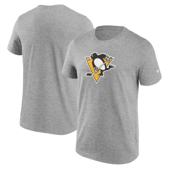 Pittsburgh Penguins pánské tričko Primary Logo Graphic Sport Gray Heather