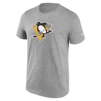 Pittsburgh Penguins pánské tričko Primary Logo Graphic Sport Gray Heather