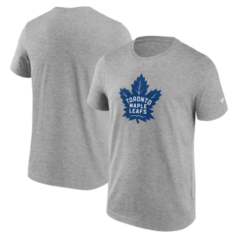 Toronto Maple Leafs pánské tričko Primary Logo Graphic Sport Gray Heather