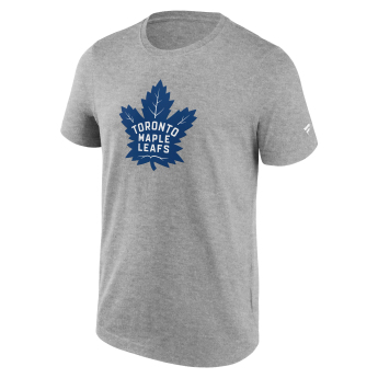 Toronto Maple Leafs pánské tričko Primary Logo Graphic Sport Gray Heather