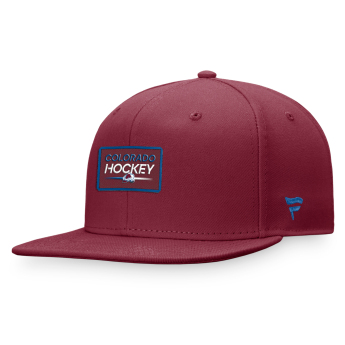 Colorado Avalanche čepice flat kšiltovka Authentic Pro Prime Flat Brim Snapback red