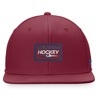 Colorado Avalanche čepice flat kšiltovka Authentic Pro Prime Flat Brim Snapback red