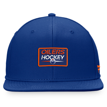 Edmonton Oilers čepice flat kšiltovka Authentic Pro Prime Flat Brim Snapback blue