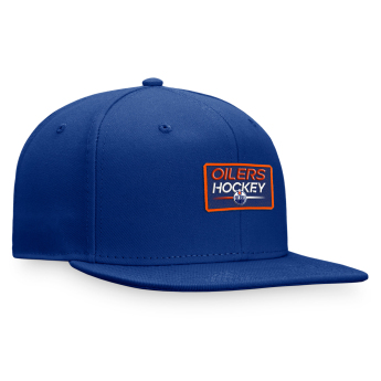 Edmonton Oilers čepice flat kšiltovka Authentic Pro Prime Flat Brim Snapback blue