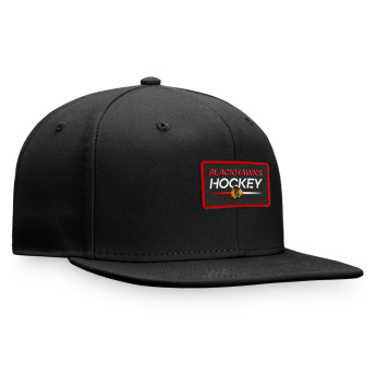 Chicago Blackhawks čepice flat kšiltovka Authentic Pro Prime Flat Brim Snapback black