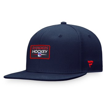 New York Rangers čepice flat kšiltovka Authentic Pro Prime Flat Brim Snapback navy