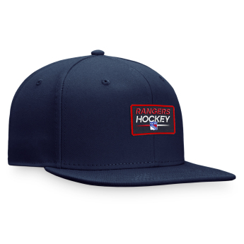 New York Rangers čepice flat kšiltovka Authentic Pro Prime Flat Brim Snapback navy