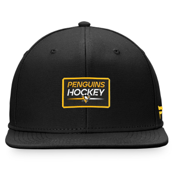 Pittsburgh Penguins čepice flat kšiltovka Authentic Pro Prime Flat Brim Snapback black