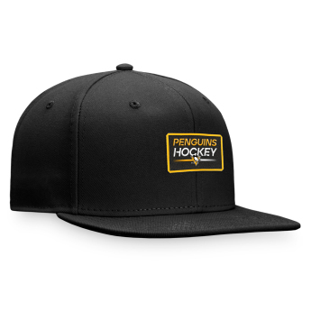 Pittsburgh Penguins čepice flat kšiltovka Authentic Pro Prime Flat Brim Snapback black