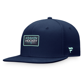 Seattle Kraken čepice flat kšiltovka Authentic Pro Prime Flat Brim Snapback navy