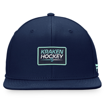 Seattle Kraken čepice flat kšiltovka Authentic Pro Prime Flat Brim Snapback navy