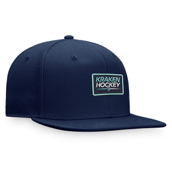 Seattle Kraken čepice flat kšiltovka Authentic Pro Prime Flat Brim Snapback navy