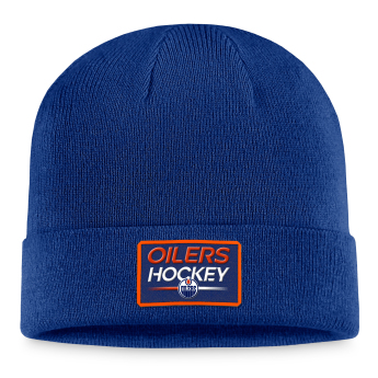 Edmonton Oilers zimní čepice Authentic Pro Prime Cuffed Beanie blue