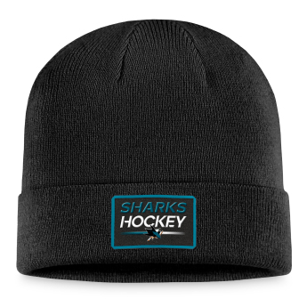 San Jose Sharks zimní čepice Authentic Pro Prime Cuffed Beanie black