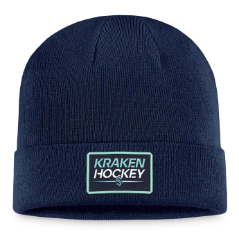 Seattle Kraken zimní čepice Authentic Pro Prime Cuffed Beanie navy