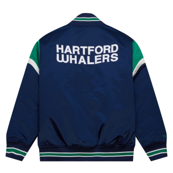 Hartford Whalers pánská bunda NHL Heavyweight Satin Jacket