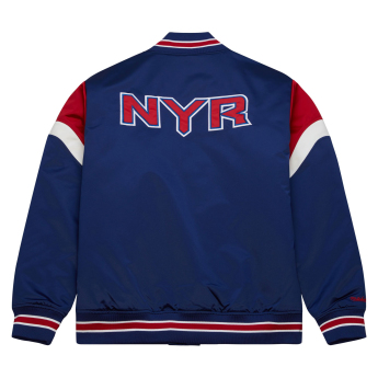 New York Rangers pánská bunda NHL Heavyweight Satin Jacket