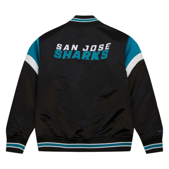 San Jose Sharks pánská bunda NHL Heavyweight Satin Jacket