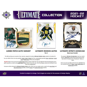 NHL boxy hokejové karty NHL 2021-22 Upper Deck Ultimate Hobby Box