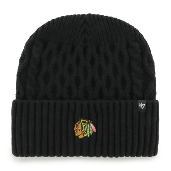 Chicago Blackhawks zimní čepice Drumcliffe 47 CUFF KNIT Black