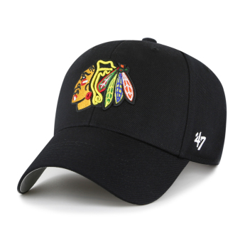 Chicago Blackhawks čepice baseballová kšiltovka Sure Shot Snapback 47 MVP Black