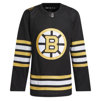 Boston Bruins hokejový dres adidas Black 100th Anniversary Primegreen Authentic Jersey