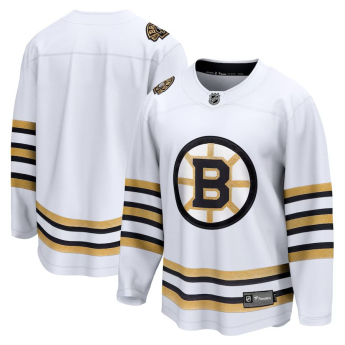 Boston Bruins hokejový dres White 100th Anniversary Premier Breakaway Jersey