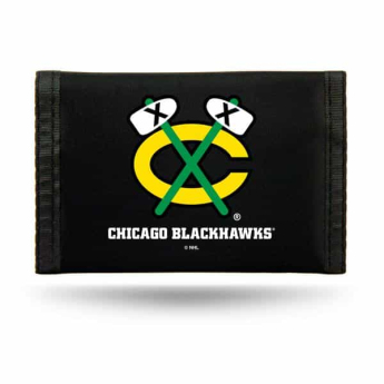 Chicago Blackhawks peněženka Nylon Trifold black