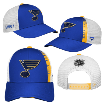 St. Louis Blues dětská čepice baseballová kšiltovka Locker Room Structured Adjustable