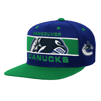 Vancouver Canucks dětská čepice flat kšiltovka Logo Bar Deadstock Snapback