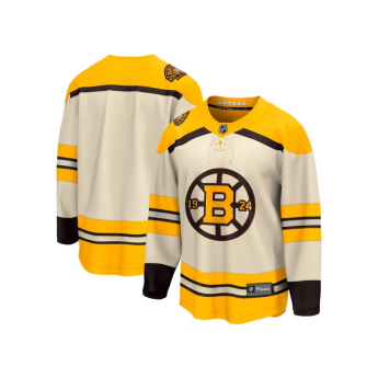 Boston Bruins dětský hokejový dres Cream 100th Anniversary Replica Jersey