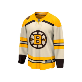 Boston Bruins dětský hokejový dres Cream 100th Anniversary Replica Jersey