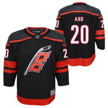 Carolina Hurricanes dětský hokejový dres Sebastian Aho Premier Home black