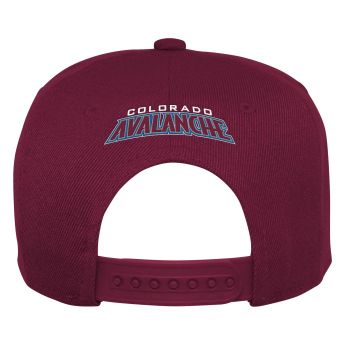 Colorado Avalanche dětská čepice flat kšiltovka Logo Flatbrim Snapback