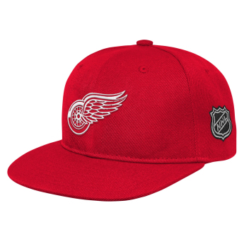 Detroit Red Wings dětská čepice flat kšiltovka Logo Flatbrim Snapback