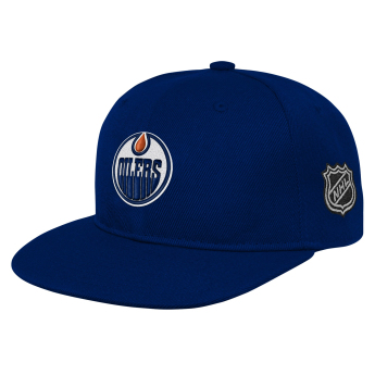 Edmonton Oilers dětská čepice flat kšiltovka Logo Flatbrim Snapback