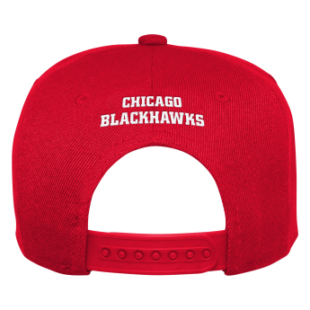 Chicago Blackhawks dětská čepice flat kšiltovka Logo Flatbrim Snapback