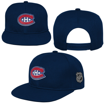 Montreal Canadiens dětská čepice flat kšiltovka Logo Flatbrim Snapback