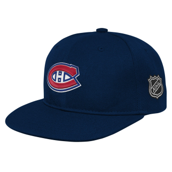 Montreal Canadiens dětská čepice flat kšiltovka Logo Flatbrim Snapback