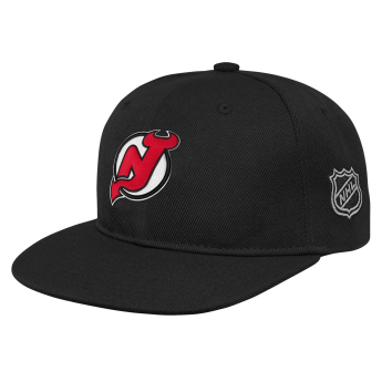 New Jersey Devils dětská čepice flat kšiltovka Logo Flatbrim Snapback