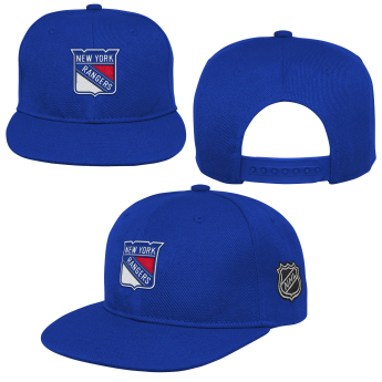 New York Rangers dětská čepice flat kšiltovka Logo Flatbrim Snapback