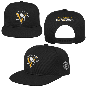 Pittsburgh Penguins dětská čepice flat kšiltovka Logo Flatbrim Snapback