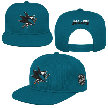 San Jose Sharks dětská čepice flat kšiltovka Logo Flatbrim Snapback