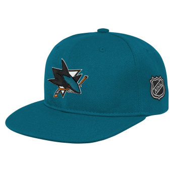 San Jose Sharks dětská čepice flat kšiltovka Logo Flatbrim Snapback