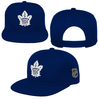 Toronto Maple Leafs dětská čepice flat kšiltovka Logo Flatbrim Snapback